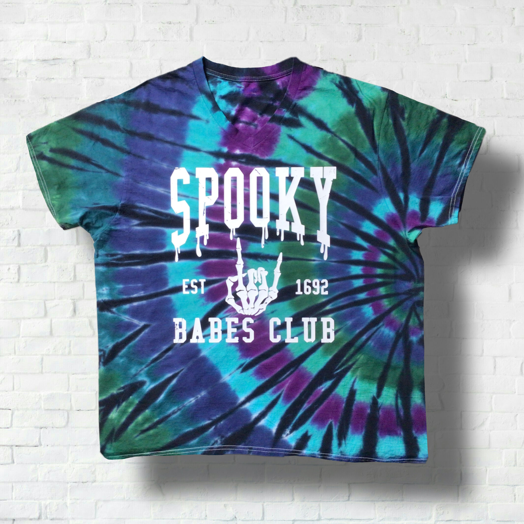 Spooky Babes Club Tie Dye Tee