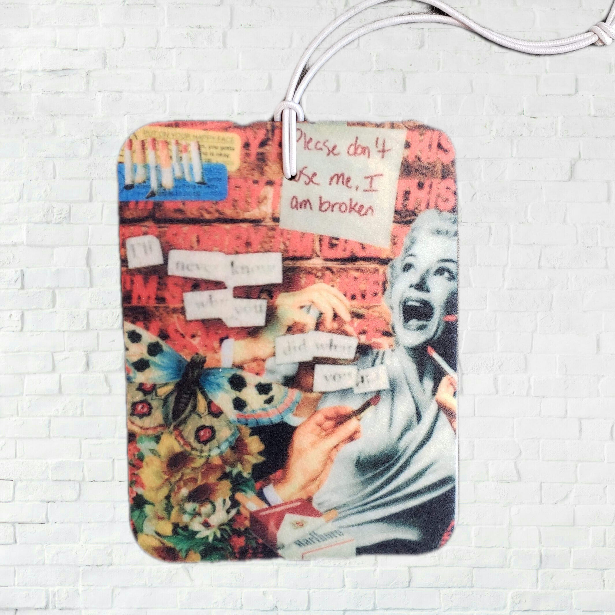 Felt Freshy “Raw Reality” Collage Art Felt