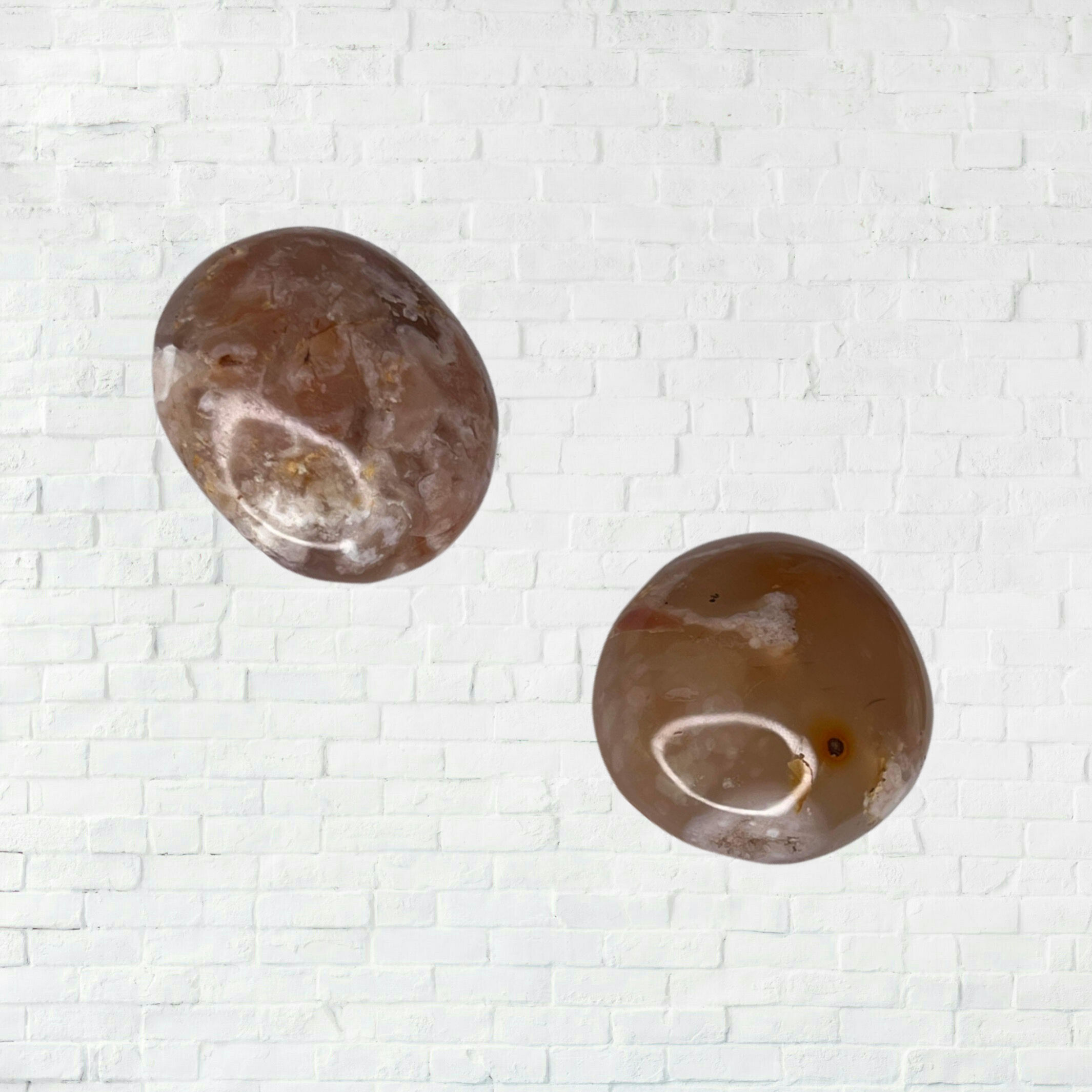 Flower Agate Palm Gemstone