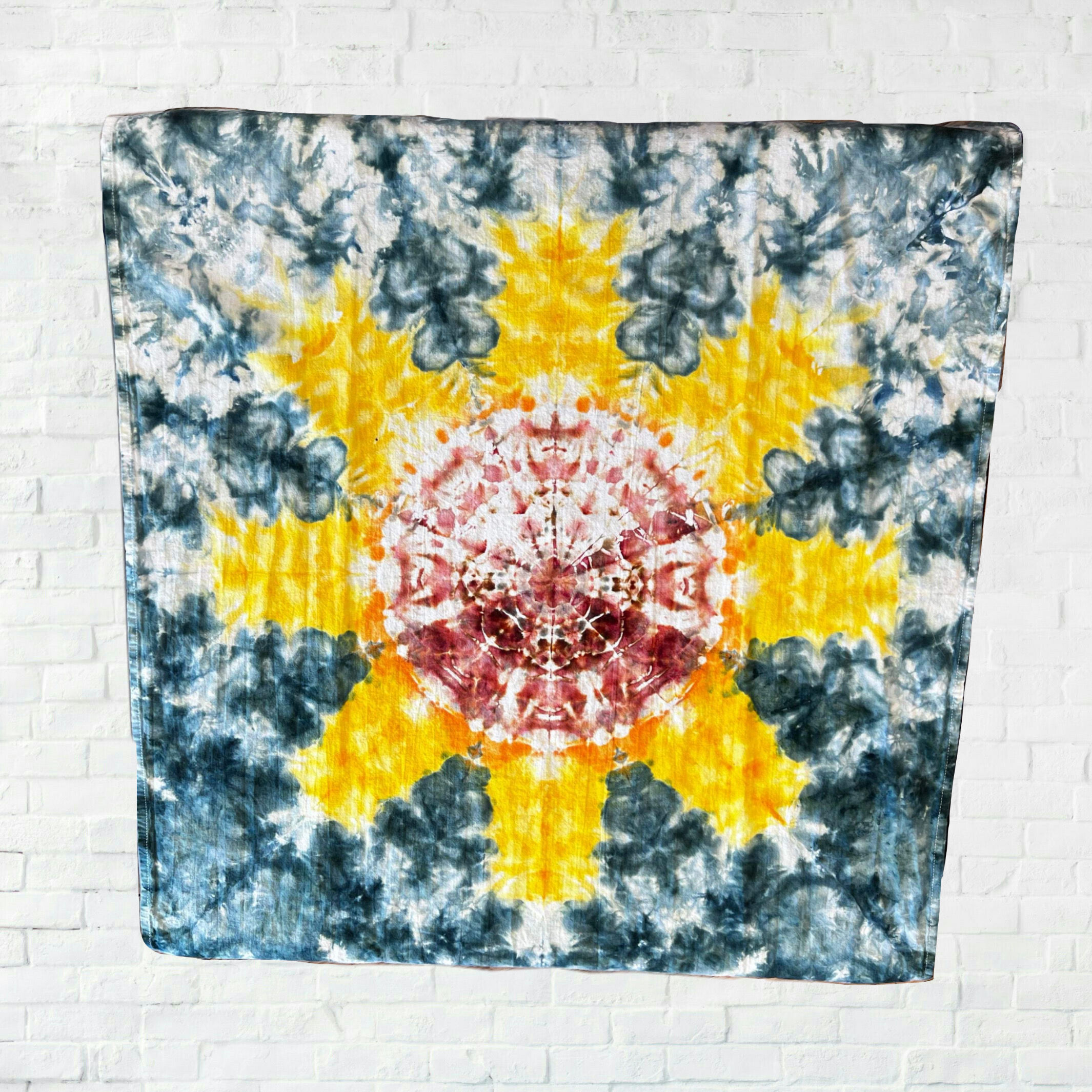 Sunflower Mandala Tapestry