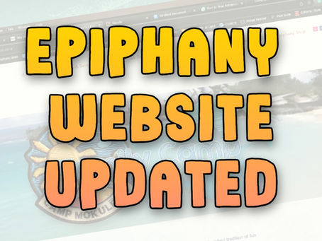 Epiphany Website Update!