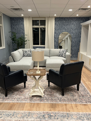 Haven Women's Health front foyer, equipped with a comfortable seating area and boutique