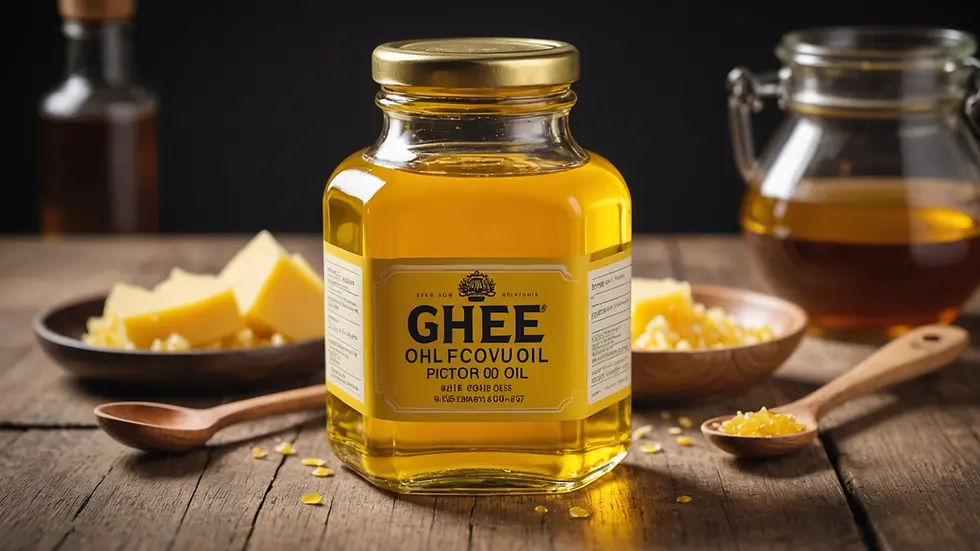 Ghee Flavour Oil Bottle