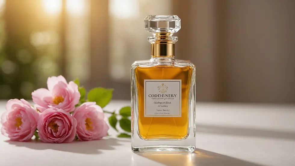 Aesthetic bottle of Perfumery Grade Ethyl Alcohol
