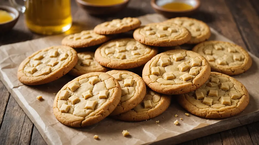 Baked Cookies with Ghee Flavour Oil