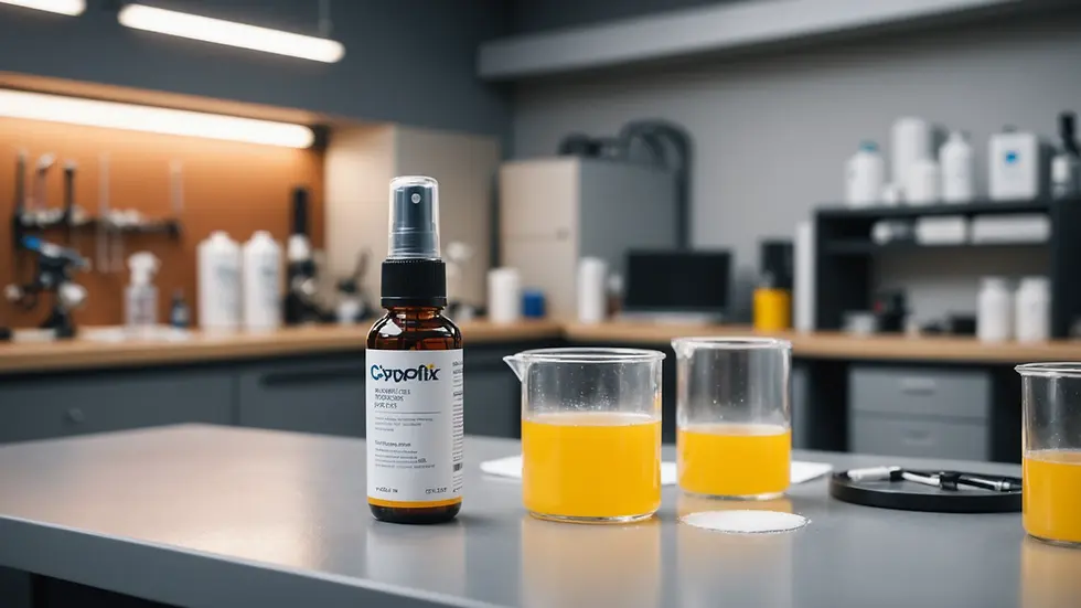 Cytofix Fixative Spray on a laboratory workspace