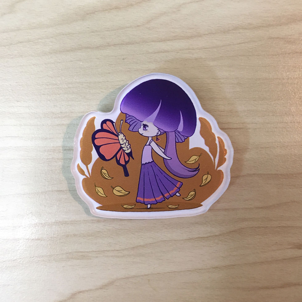 Thumbnail: Fungi Mini Colletion - Acrylic Pins