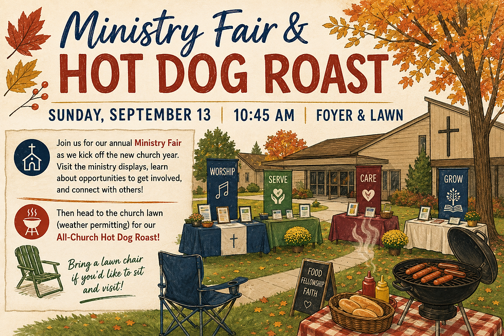 Ministry Fair & Hot Dog Roast