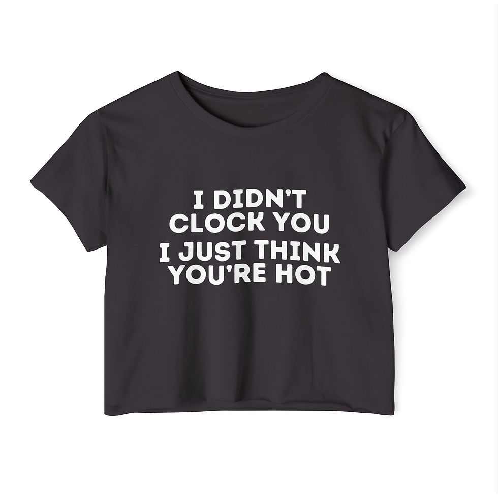 Thumbnail: I Didn't Clock You - Crop Top