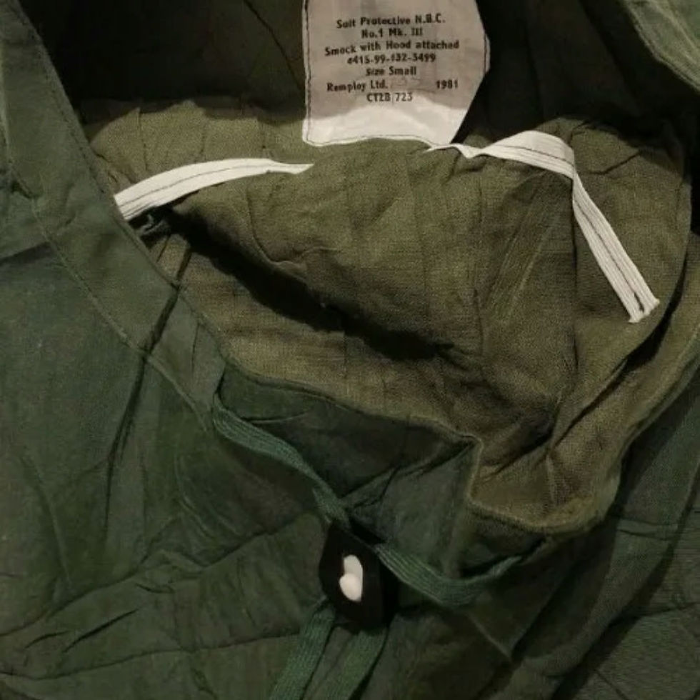 Thumbnail: BRITISH ARMY ISSUE REMPLOY NBC OLIVE HOODED SMOCK