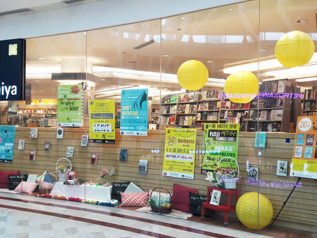 Window Display for Kinokuniya Bookstore KLCC - Balzer & Bray 