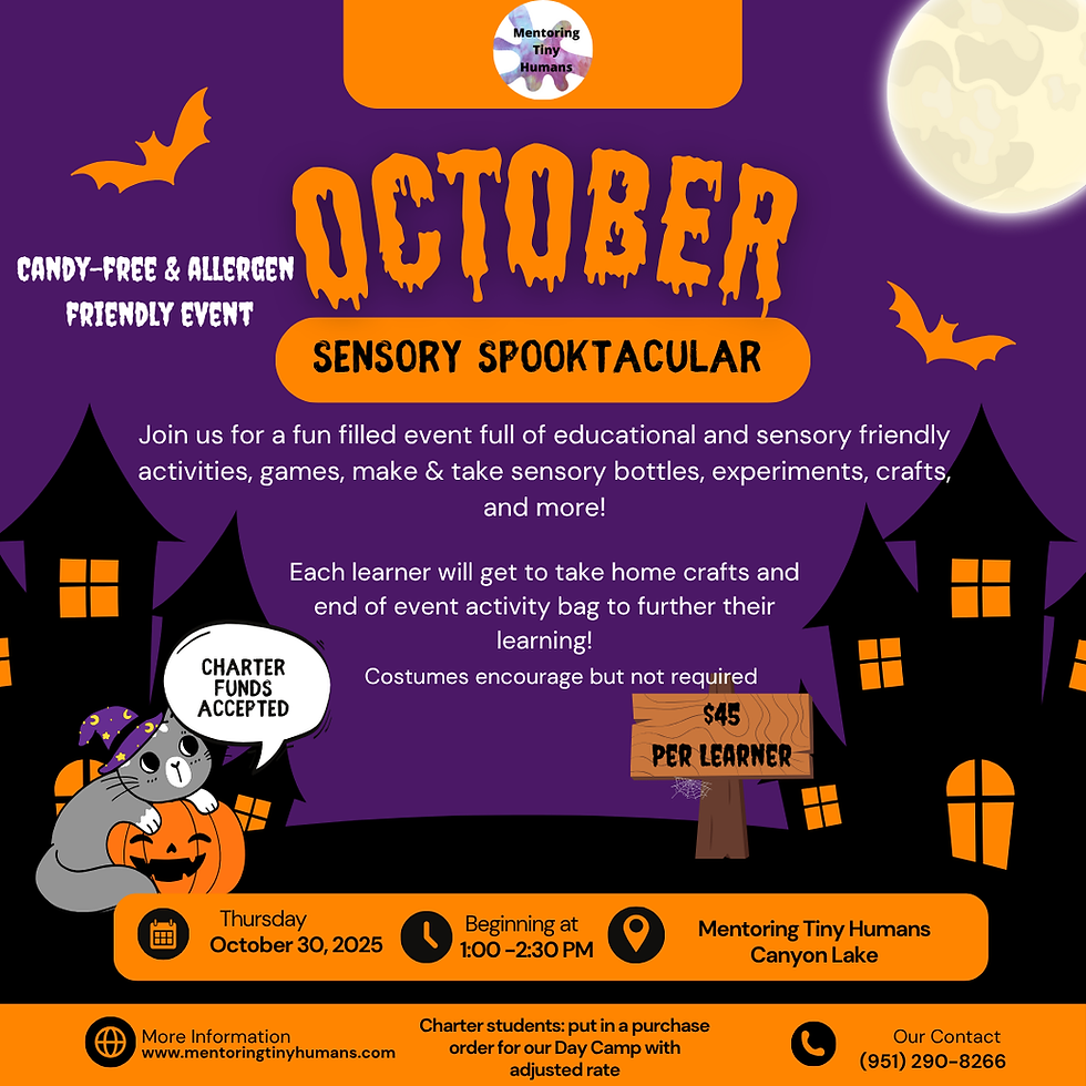 Annual October Sensory Spooktacular