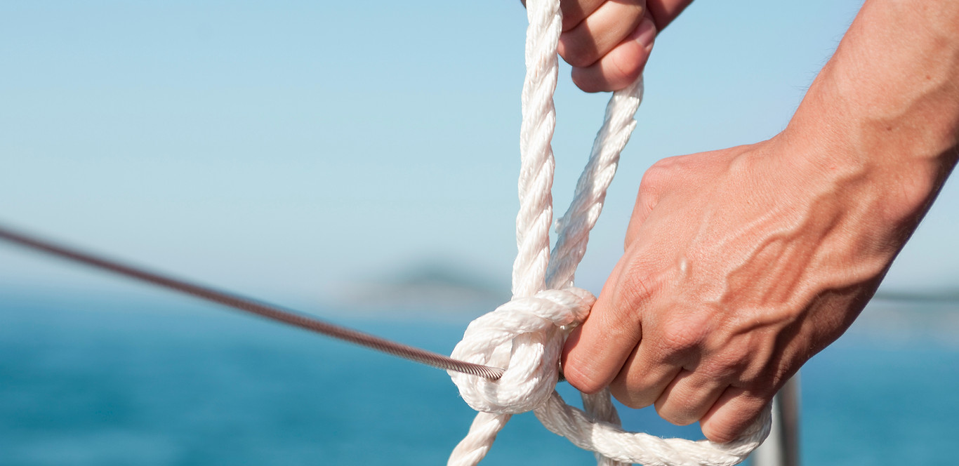 Active Person Sailing After Muscle Soreness Is Gone
