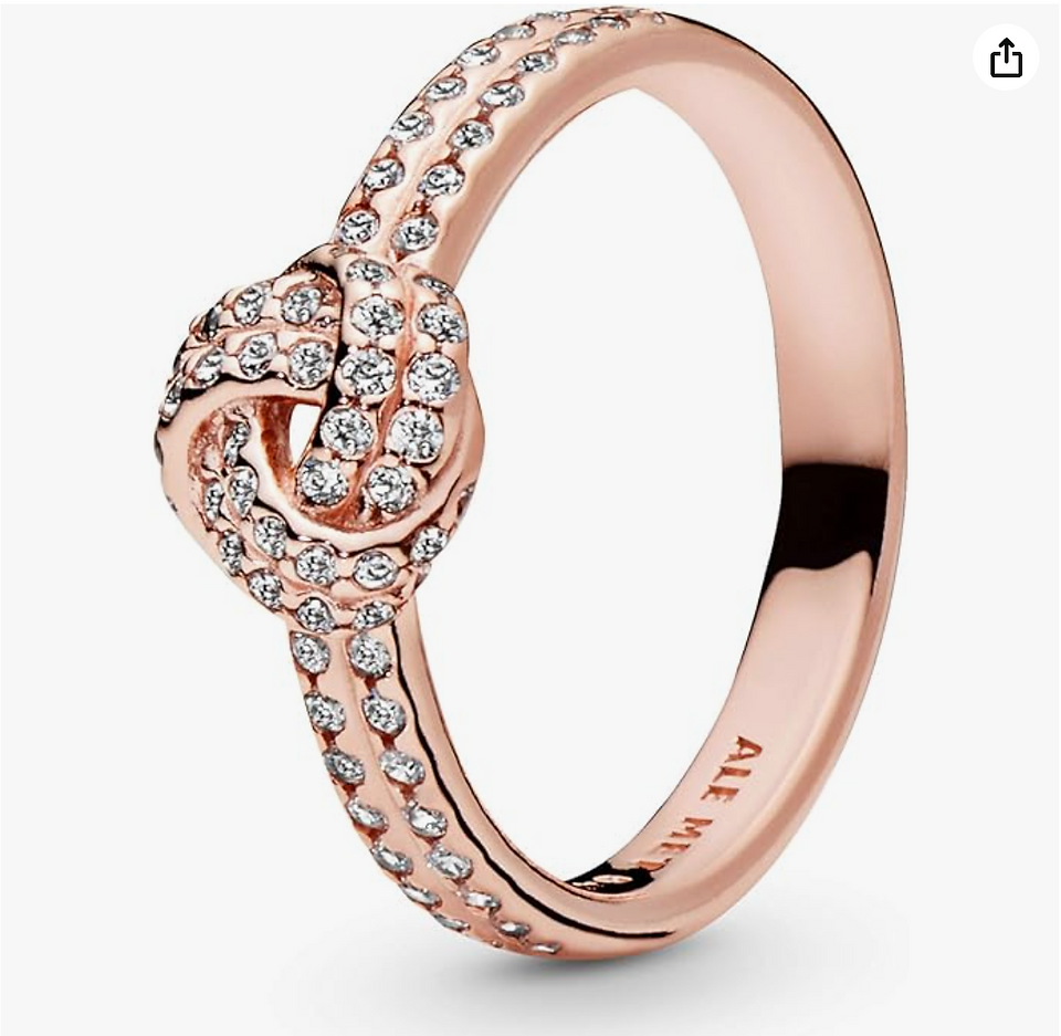 Pandora Anillo Oro Rosa