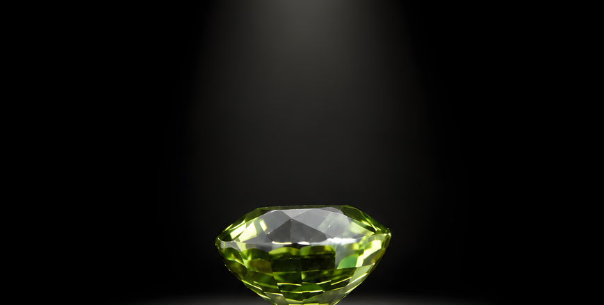 2.492 ct certified natural yellowish-green chrysoberyl, GLA report 63615-1