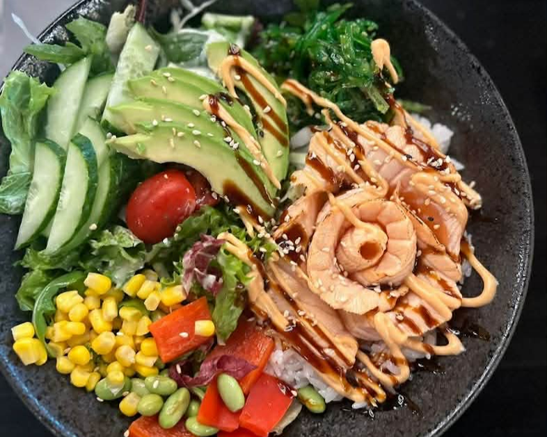 Arranged Food and Objects