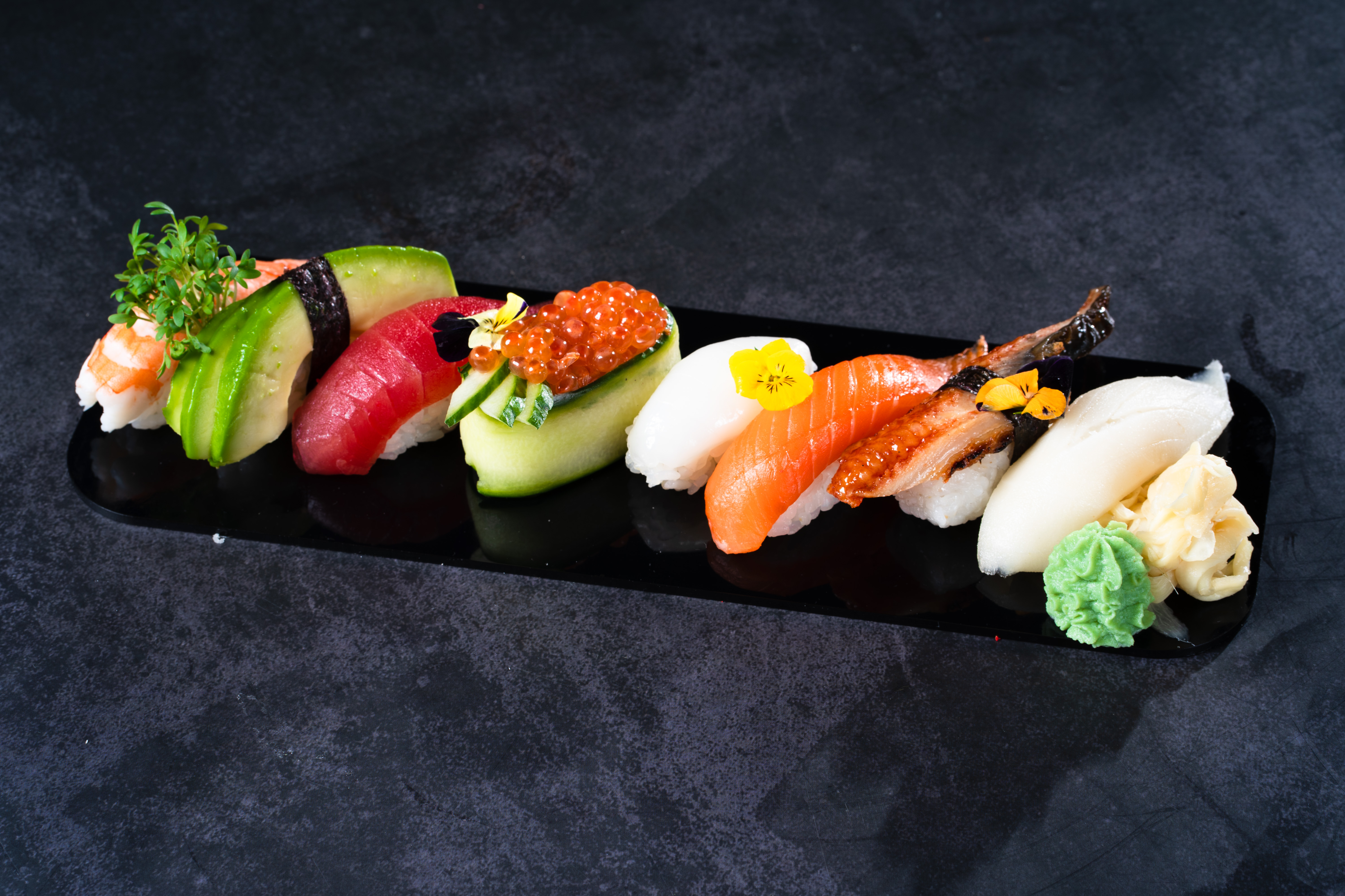 Arranged Food and Objects