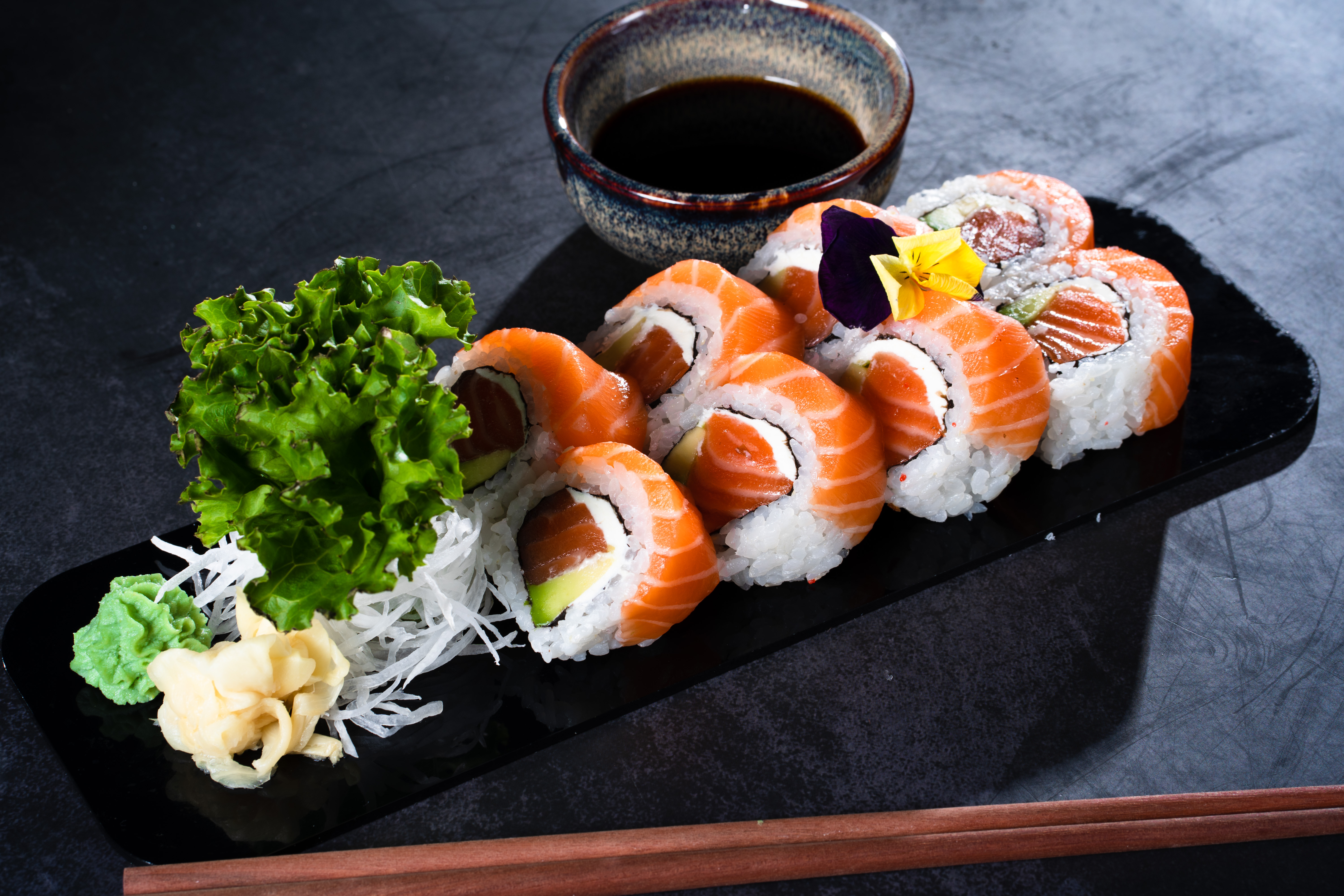 Arranged Food and Objects