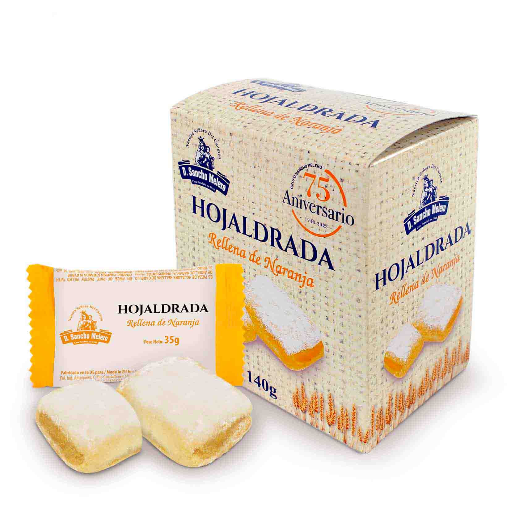 HOJALDRADA RELL NARANJA ESTUCHE 140g