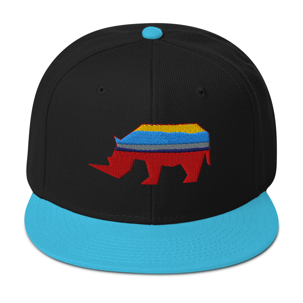 Gradient Snapback Hat