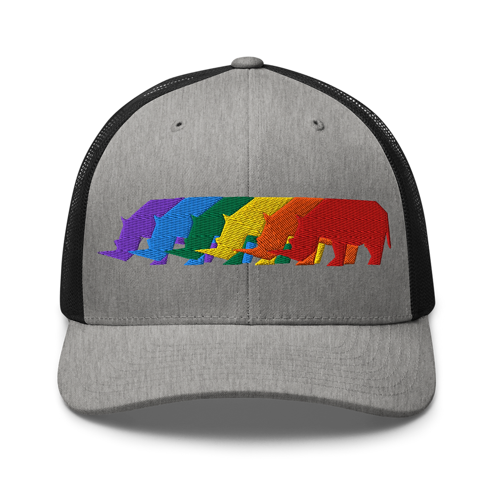 Thumbnail: RMBL Rainbow Trucker Hat
