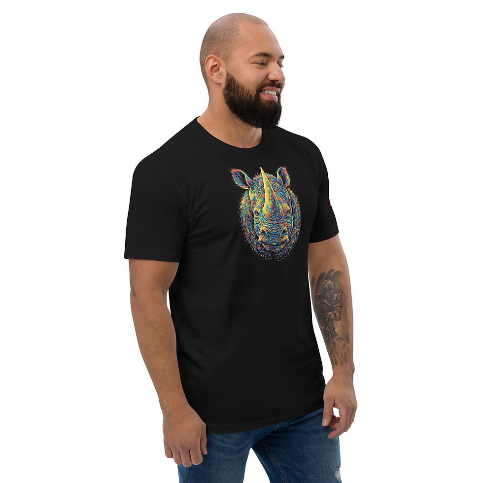 Thumbnail: Multi Color Rhino Face T-Shirt