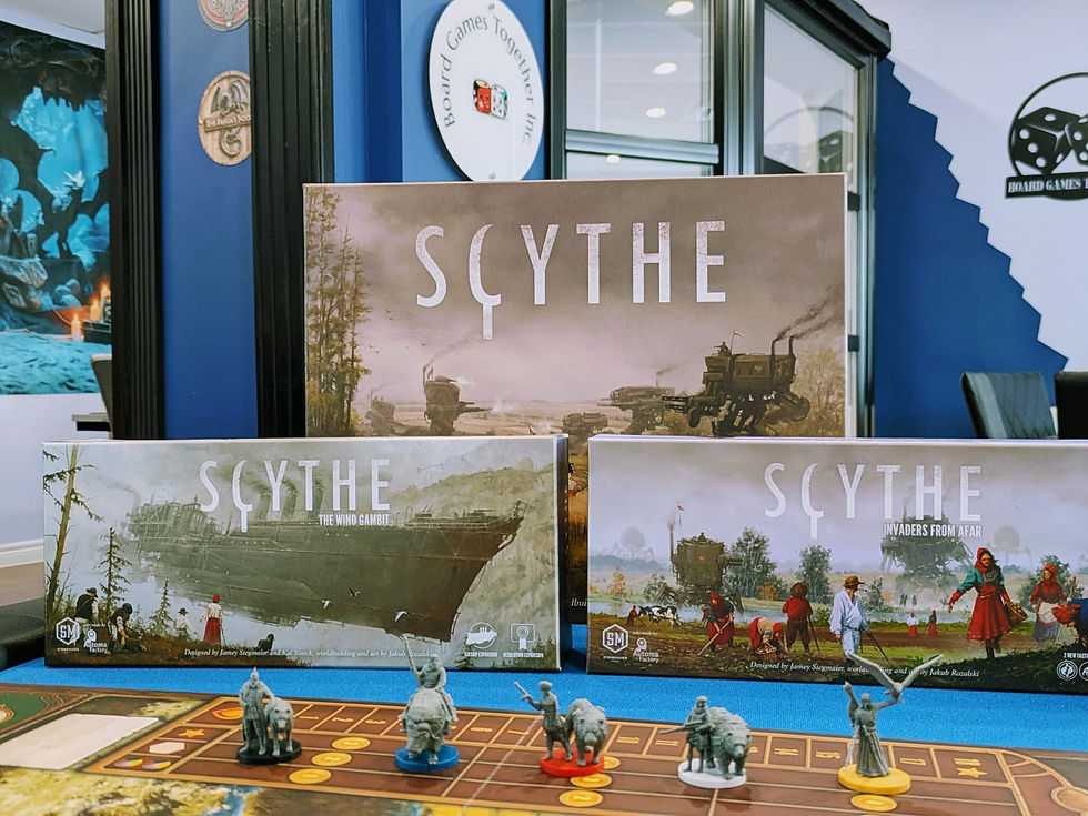 SCYTHE +Invaders From Afar + The Wind Gambit