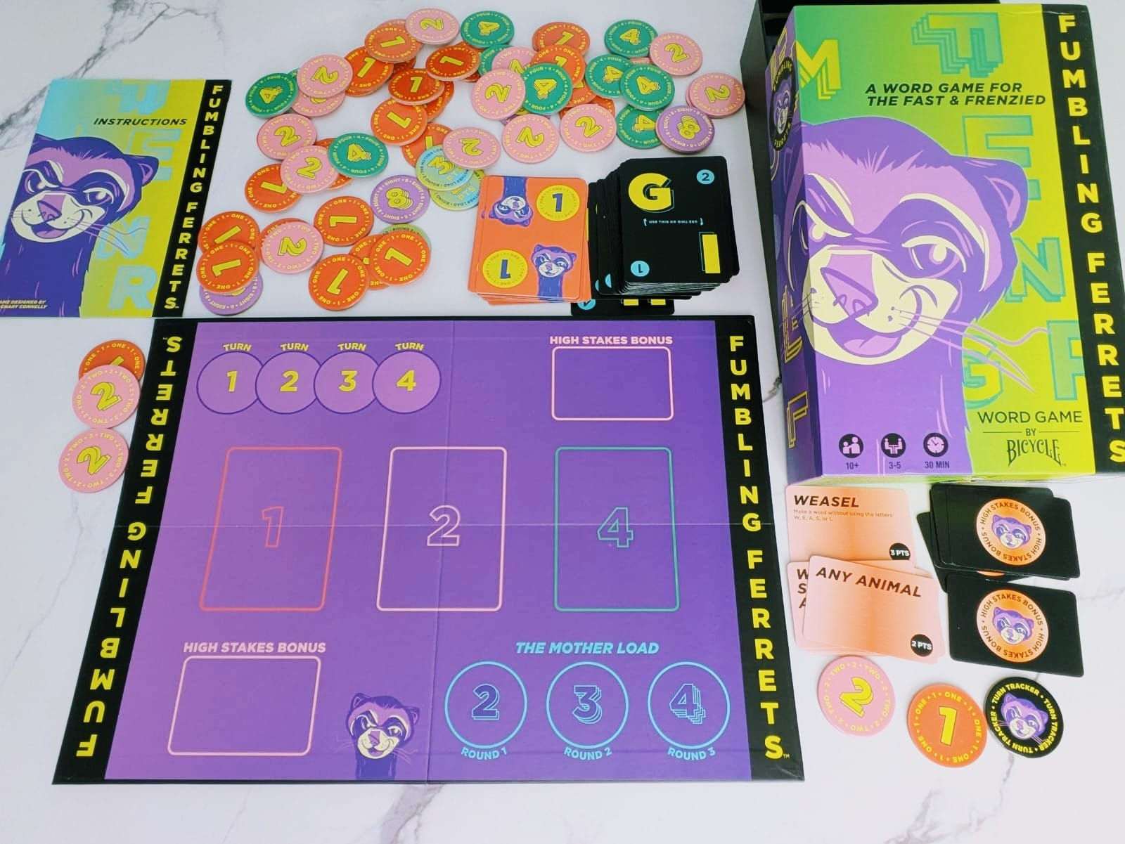 Fumbling Ferrets word game