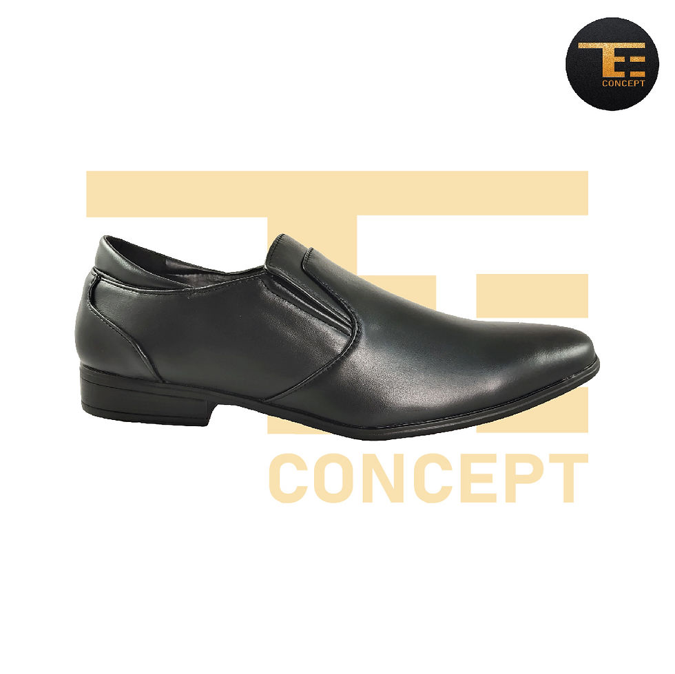 Thumbnail: Men Black Formal Office Pu Leather Formal Shoe/Kasut Kerja Lelaki/Kasut Office