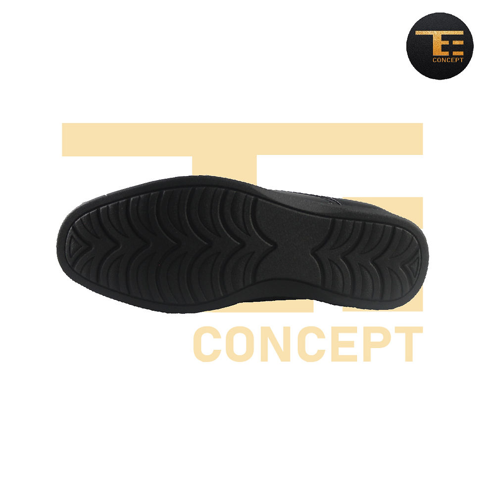 Thumbnail: Polo Men's Slip On Black Formal Shoes