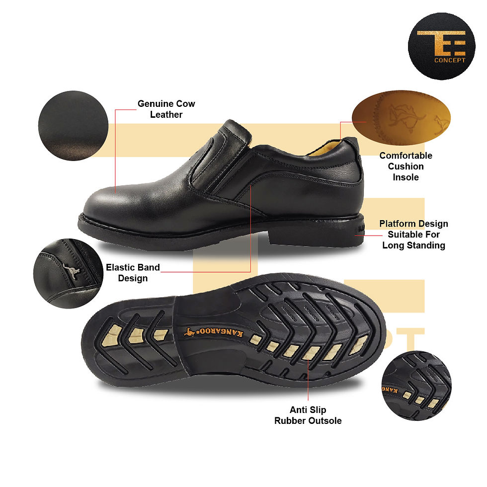 Thumbnail: Original Kangaroo Leather Mid Cut Office Footwear 8230