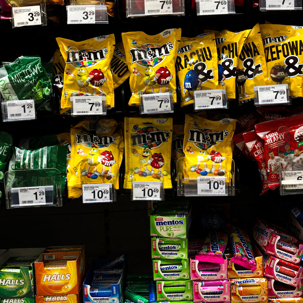 "M and M's"