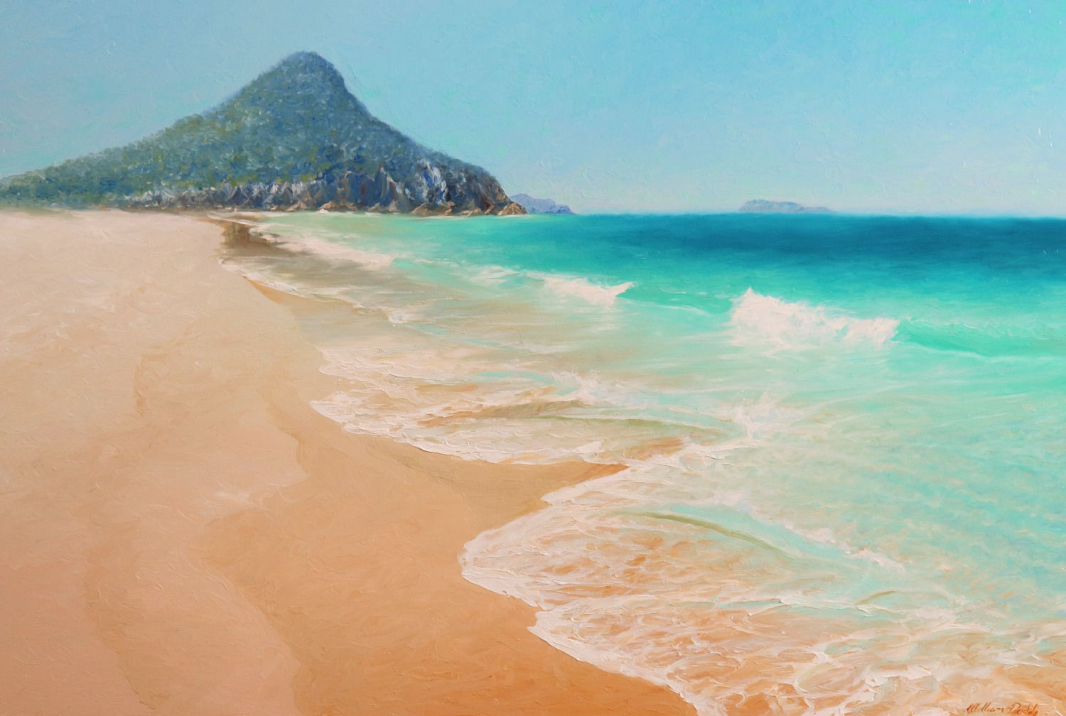 Crystal Clear - Zenith Beach 40 x 60cm -SOLD