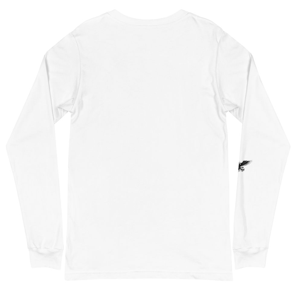 Thumbnail: SKULL FLOWERS Unisex Long Sleeve Tee