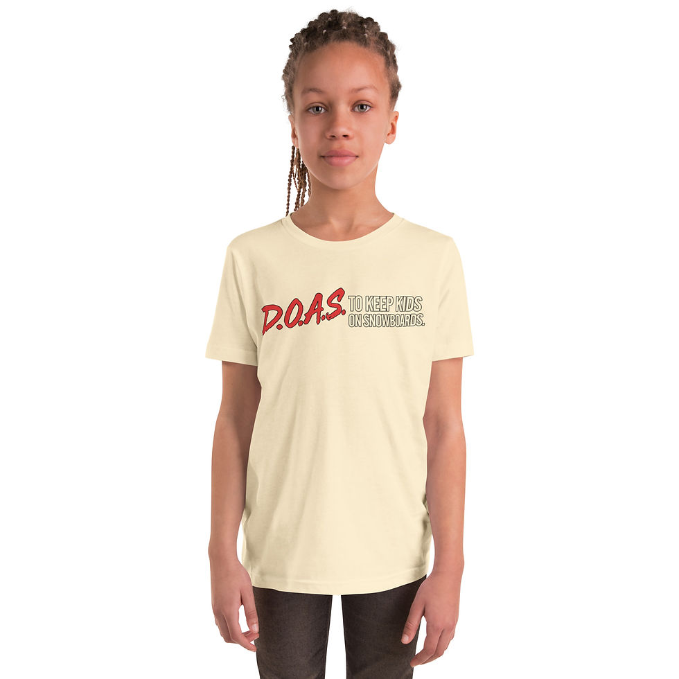 Thumbnail: ON SNOWBOARDS Youth Short Sleeve T-Shirt