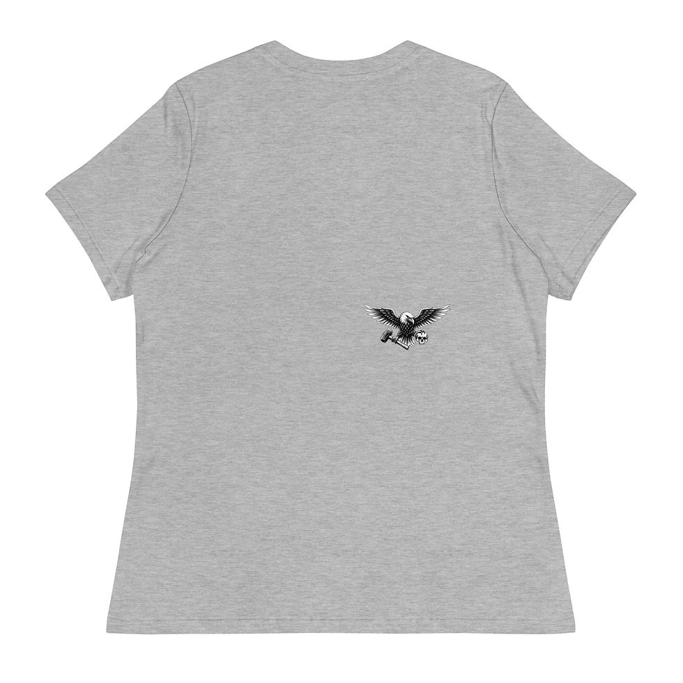 Thumbnail: SKULL FLOWERS Women's Relaxed T-Shirt