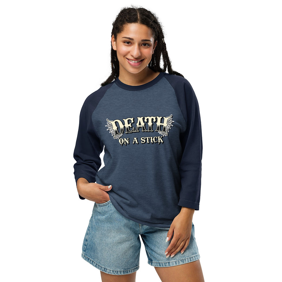 Thumbnail: BEER LEAGE WEB OF DEATH 3/4 sleeve raglan shirt