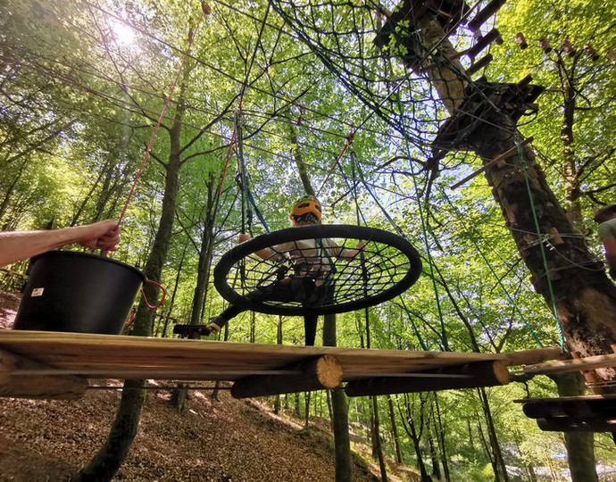 journée scolaire accrobranche pour écoles ardenne belgique bertrix
