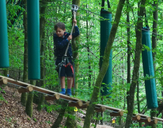 journée scolaire accrobranche pour écoles ardenne belgique bertrix