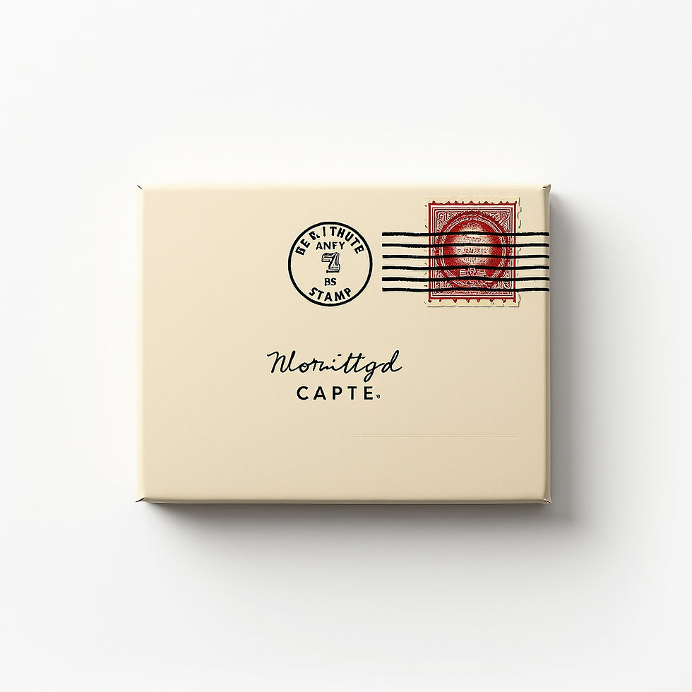 Vintage Postage Stamp Set