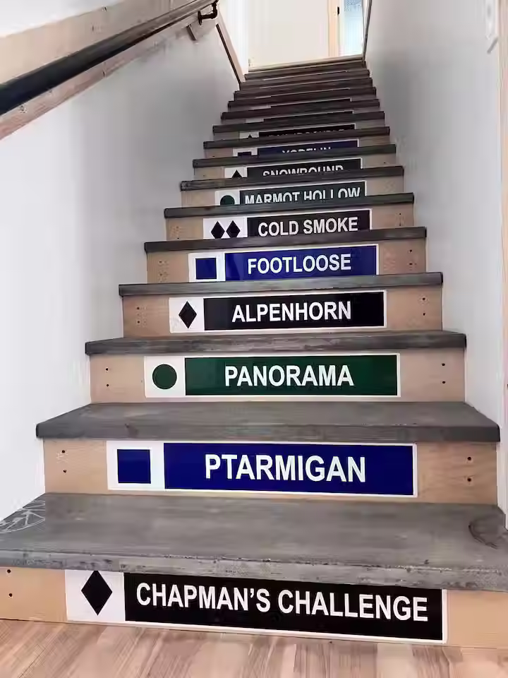 Double Black Retreat Stairs