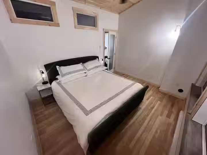 Double Black Retreat Bedroom one