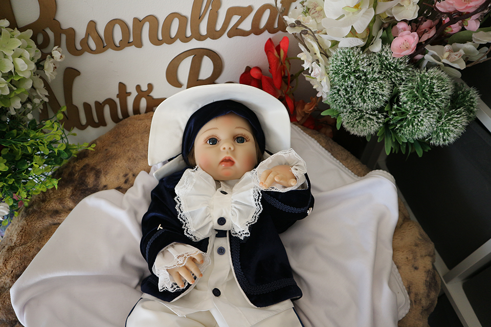 Miniatură: Costumas de botez - Model 8