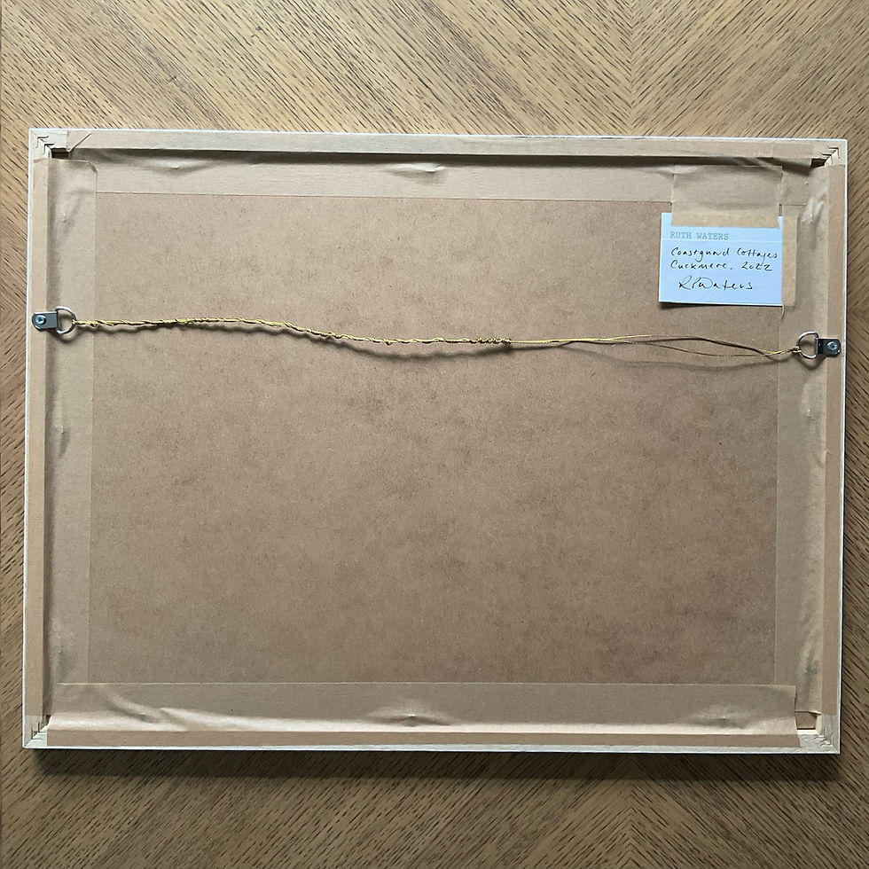 Thumbnail: ORIGINAL Framed artwork - Down the Allotment