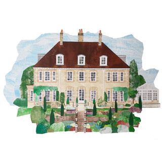 House portrait by Ruth Waters