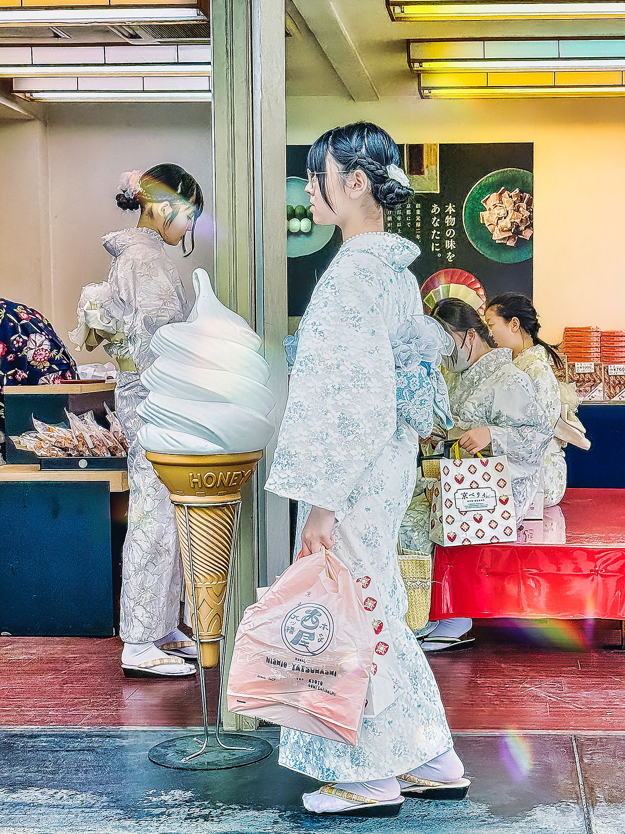 Kimono Rental Shop in Kyoto Japan
