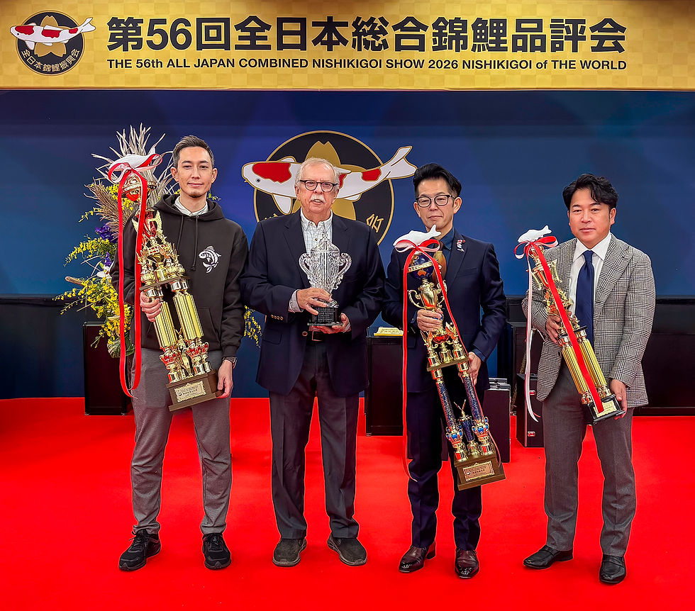 L-R Chris, Herb Fritch, Ryuki Narita, Kentaro Sakai