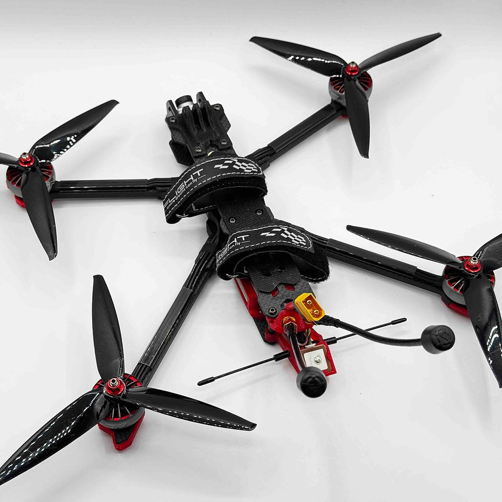 Miniaturbild: iFlight Chimera Pro V2, Original DJI Air Unit, w/ TBS Crossfire, Gps, BNF