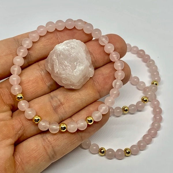 Miniatura: Pulsera de Cuarzo Rosa