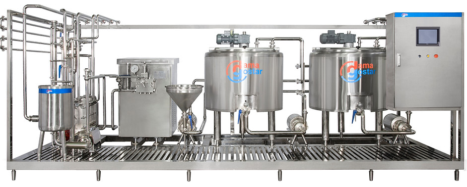 Mini-Dairy Line/Process Package for Pasteurized Milk, Yogurt, Ice-cream, Cheese, Ayran, Yogurt Drink